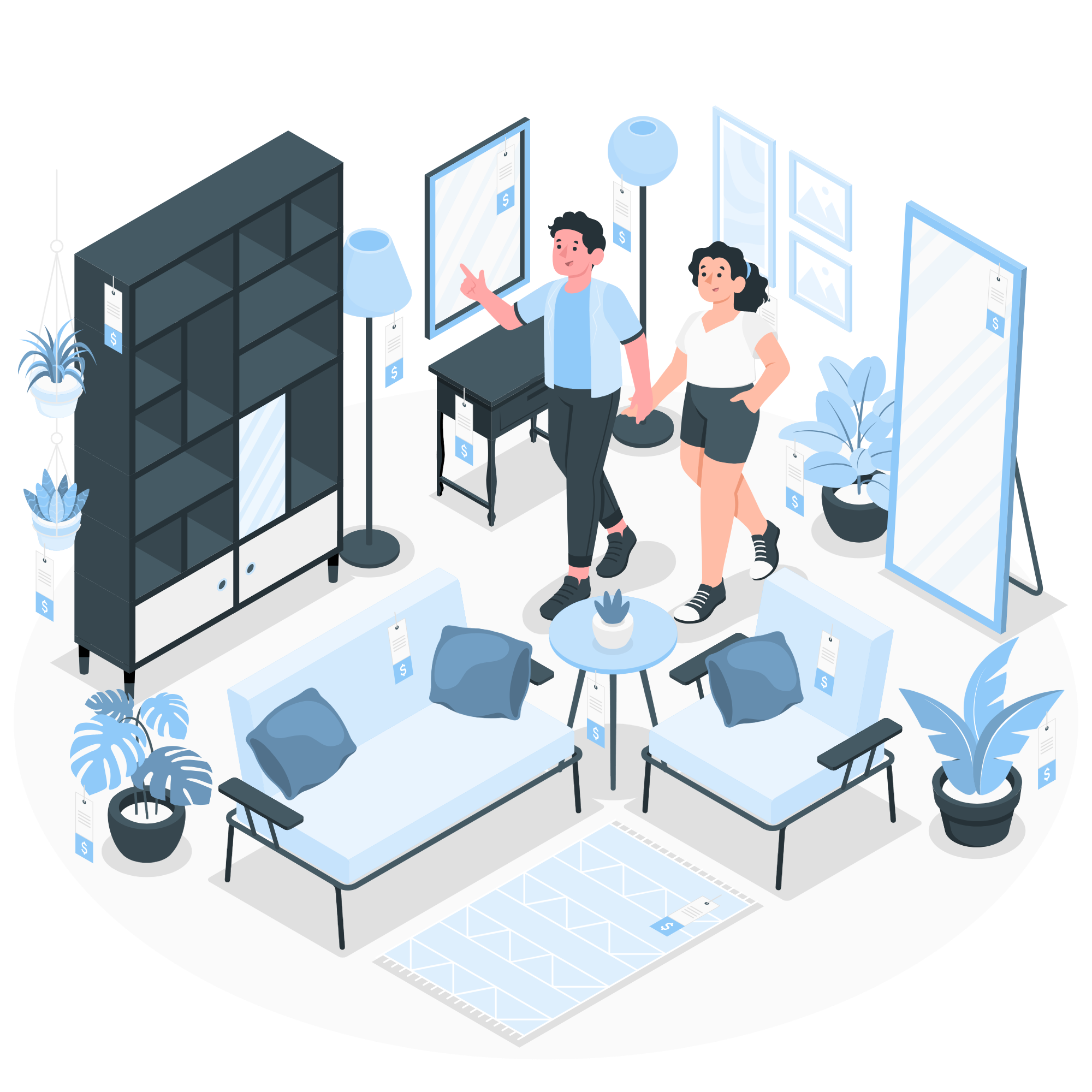 Décoration d'Intérieur : L'Équilibre des Meubles et Accessoires